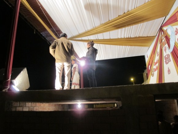 surprise! i was brought on stage to share some palabras...eeek...