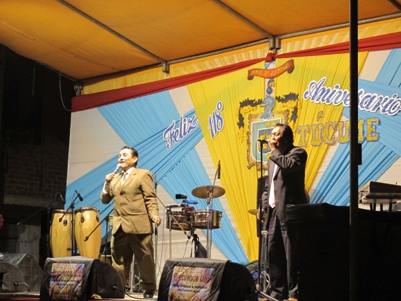 we had one of the finalists from the second season of "yo soy" perform. 