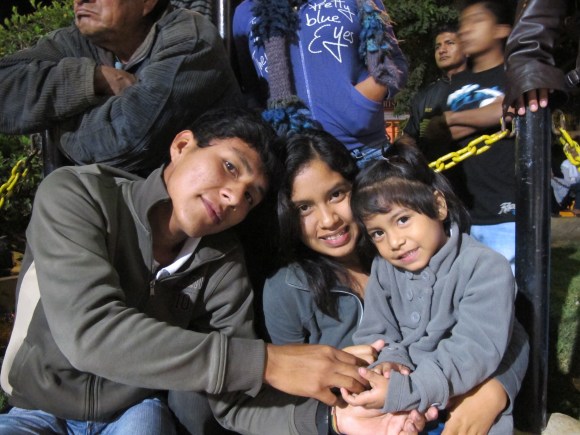 bryhen, jennifer and samia accompanied me to the serranata.