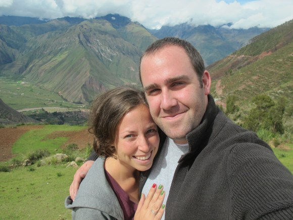 our taxi stopped at this incredible view on our way to yucay. 