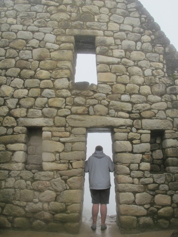 mp looking over the ledge. 