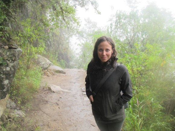 making our way back down the mountain.