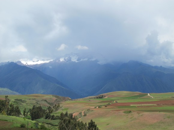 a mountain with...SNOW!