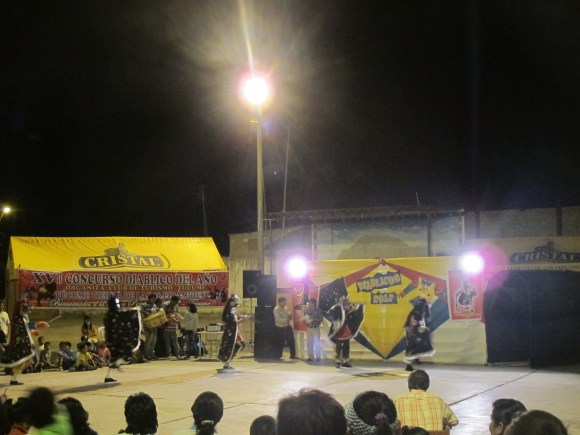 the promenade of the contestants. 