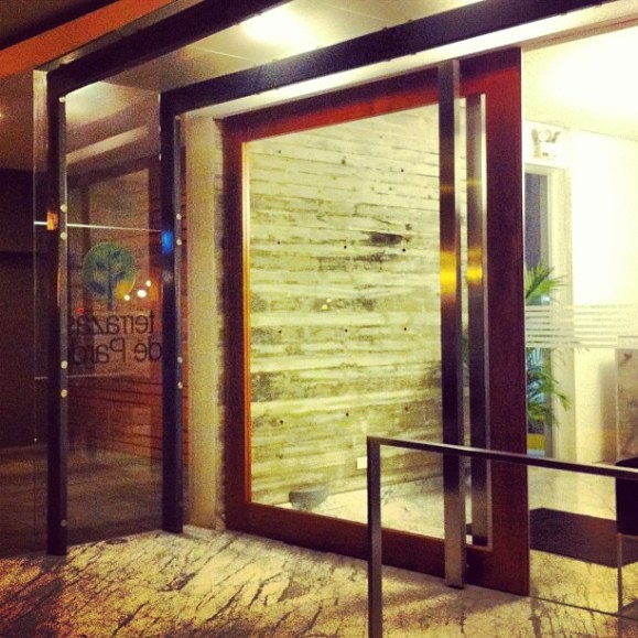 i had a really hard time with the front door to our condo building...as in it intimidated me...but seriously, it was HUGE!